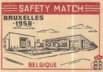 Belgique Bruxelles 1958 safety match