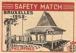 Philippines Bruxelles 1958 safety match