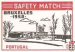 Portugal Bruxelles 1958 safety match