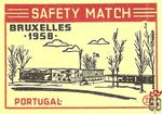 Portugal Bruxelles 1958 safety match