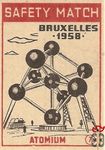 Atomium Bruxelles 1958 safety match