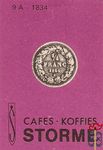 Cafes-koffies Storme 9A - 1834