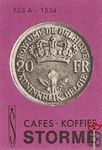 Cafes-koffies Storme 103A - 1934