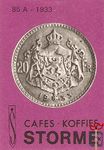 Cafes-koffies Storme 85A - 1933