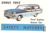 Ford Zephyr Estate Car Corgi Toys safety matches