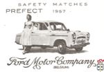 Prefect 1957 Ford Motor Company (Belgium) safety matches