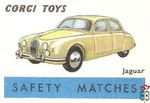 Jaguar Corgi Toys safety matches