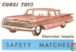 Chevrolet Impala Corgi Toys safety matches