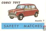 Austin 7 Corgi Toys safety matches