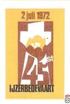 45 ste ijzerbedevaart 2 Juli 1972