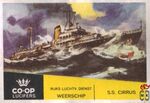 S.S. Cirrus Rijks Luchtv. Dienst Weerschip Co-Op Lucifers