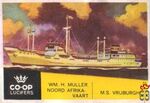 M.S. Vrijburgh WM. H. Muller Noord Afrika Vaart Co-Op Lucifers